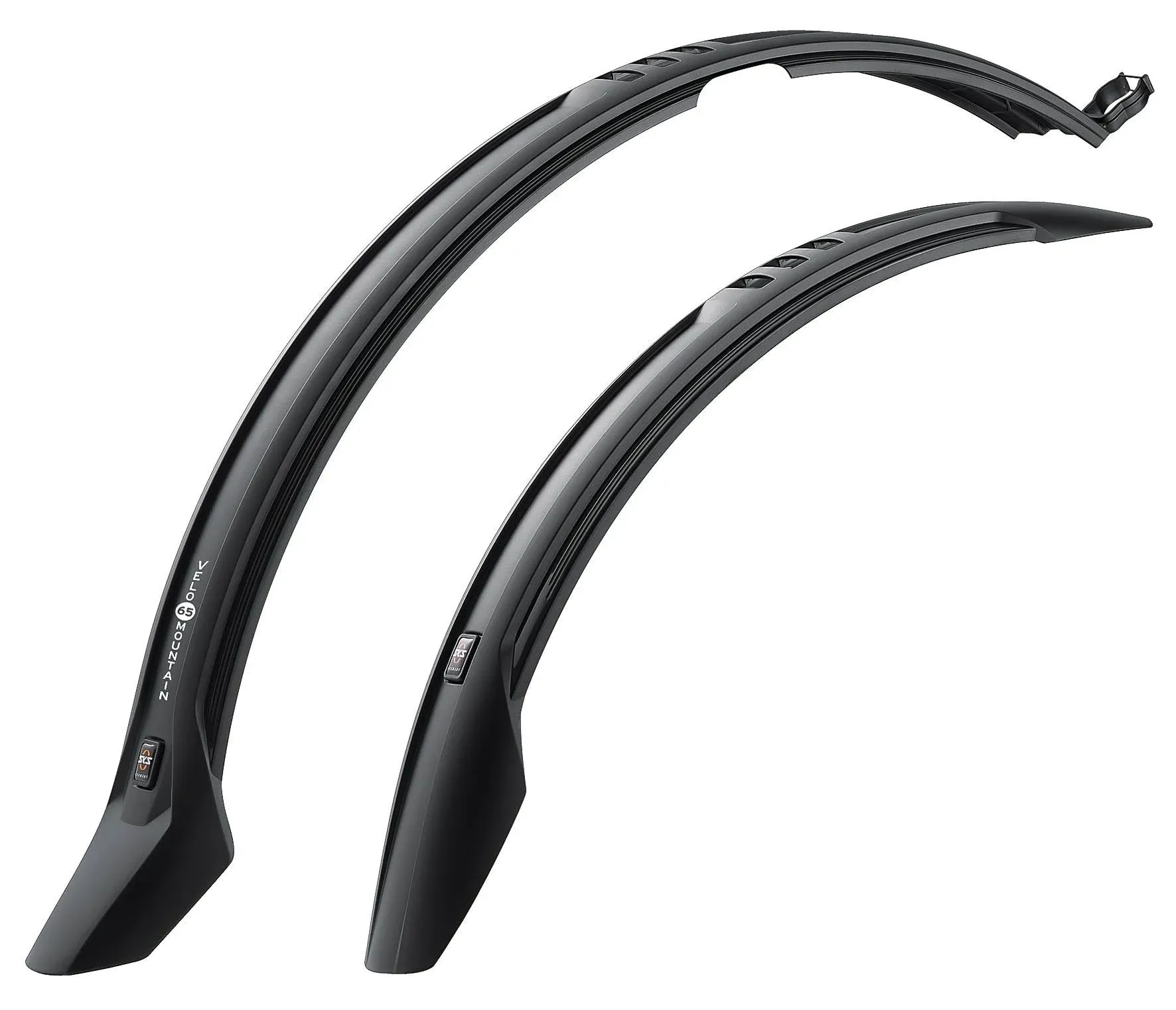 SKS Velo 65 MTB Snap-On Bicycle Fenders - Pair Black