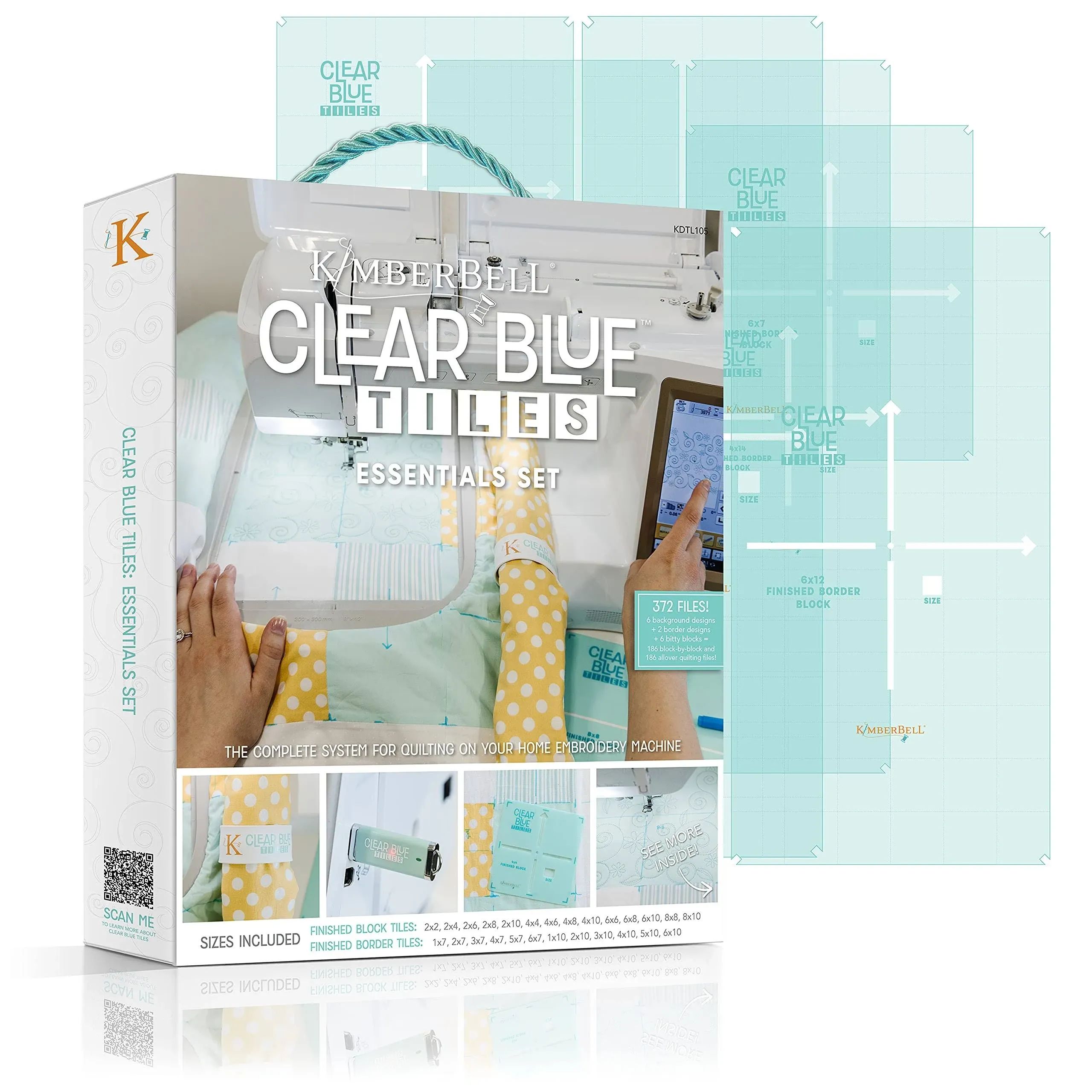 Kimberbell Clear Blue Tiles / Essentials Set