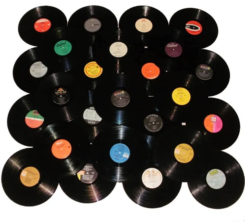 VinylShopUS - Lot of 12" Vinyl Records for Crafts & Decoration Artwork for Party ...