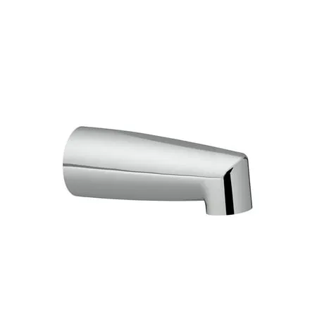 Moen 3829BN Non-Diverter 1/2-Inch CC Slip-Fit Tub Filler Spout, Brushed Nickel