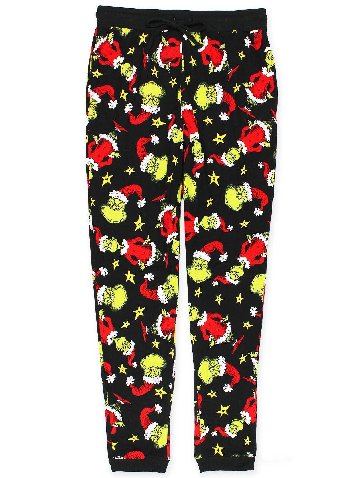 Dr. Seuss Men's The Grinch Holiday Jogger Lounge Pajama Pant