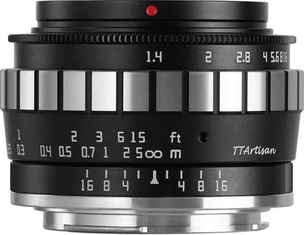 TTArtisan 23mm f/1.4 Lens for Canon RF R10 R5 R6 R RP Camera US NEW Black silver