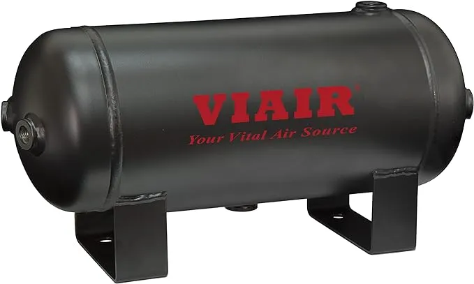 Viair 1.5 Gallon Tank Six 14 NPT Ports 200 PSI Rated 91015