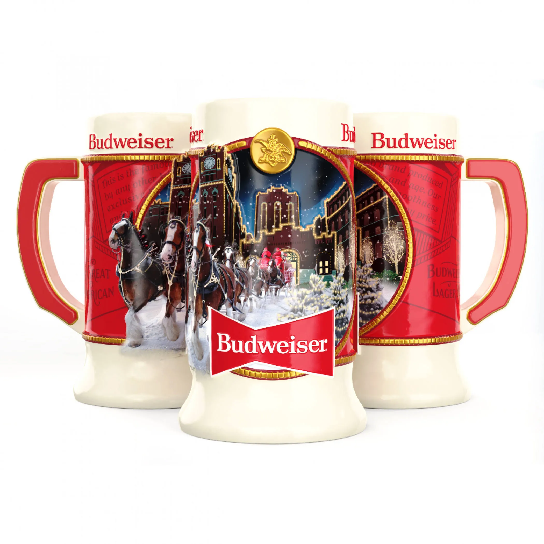 Budweiser Clydesdale Beer Stein 2020 &#034;Brewery Lights&#034; 41st Edition NEW IN BOX