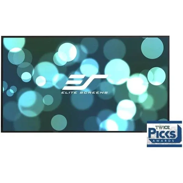 Elite Screens AR100H2-AUHD Aeon Series 100" 16:9 Fixed Frame Projection Screen