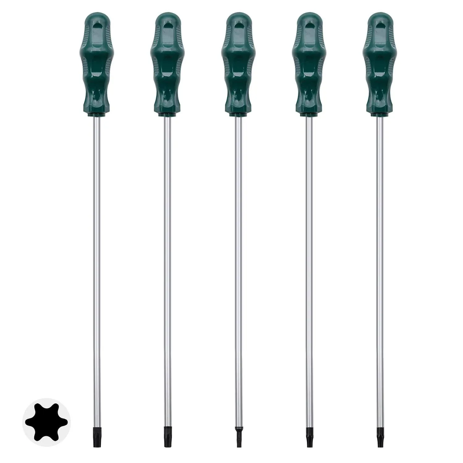 Extra Long Torx Screwdrivers Set, 5pcs 12in Magnetic Torx Screwdrivers Set, T15 ...