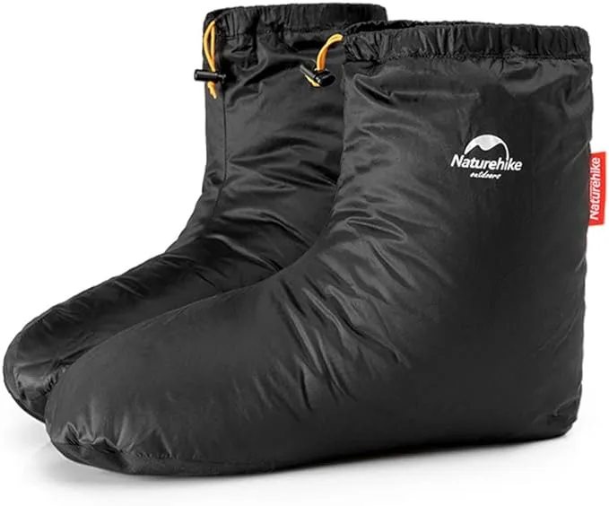 Tentock Ultralight Winter Goose Down Booties Socks Slippers