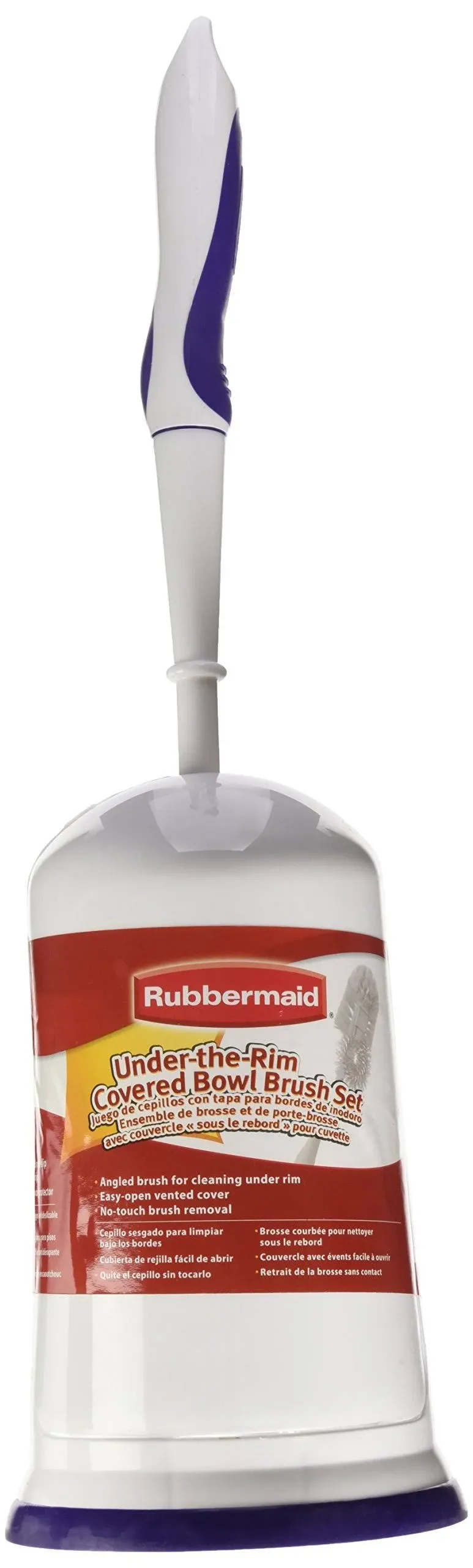 Rubbermaid Toilet Bowl Brush with Caddy Holder, Cobalt... 