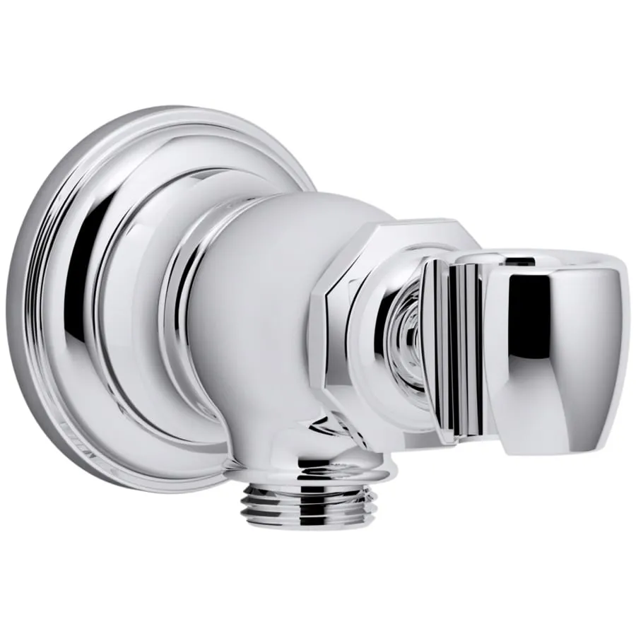 KOHLER K-72797-BN Artifacts Wall-Mount Handshower Holder and Supply Elbow, Vibrant Brushed Nickel