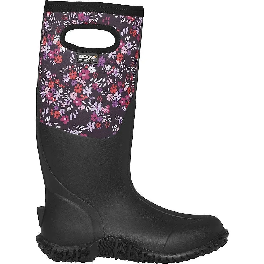 Bogs Women's Mesa - Water Garden Boots 10 Black Multi