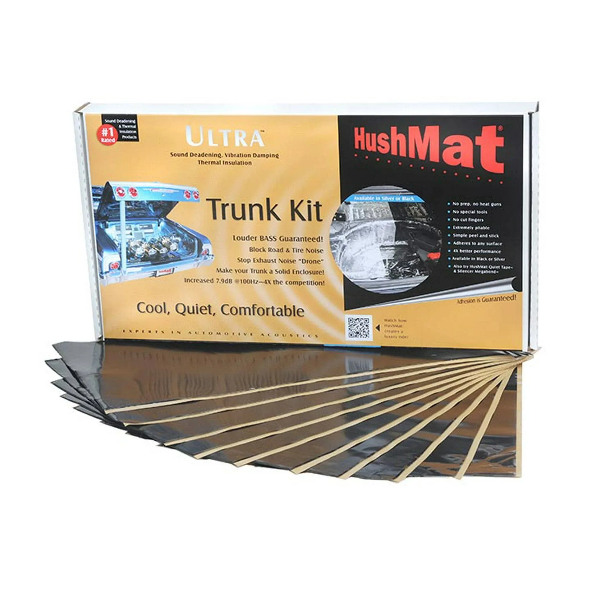 Hushmat 10300 Ultra Insulating/Dam<wbr/>ping Material Trunk Kit