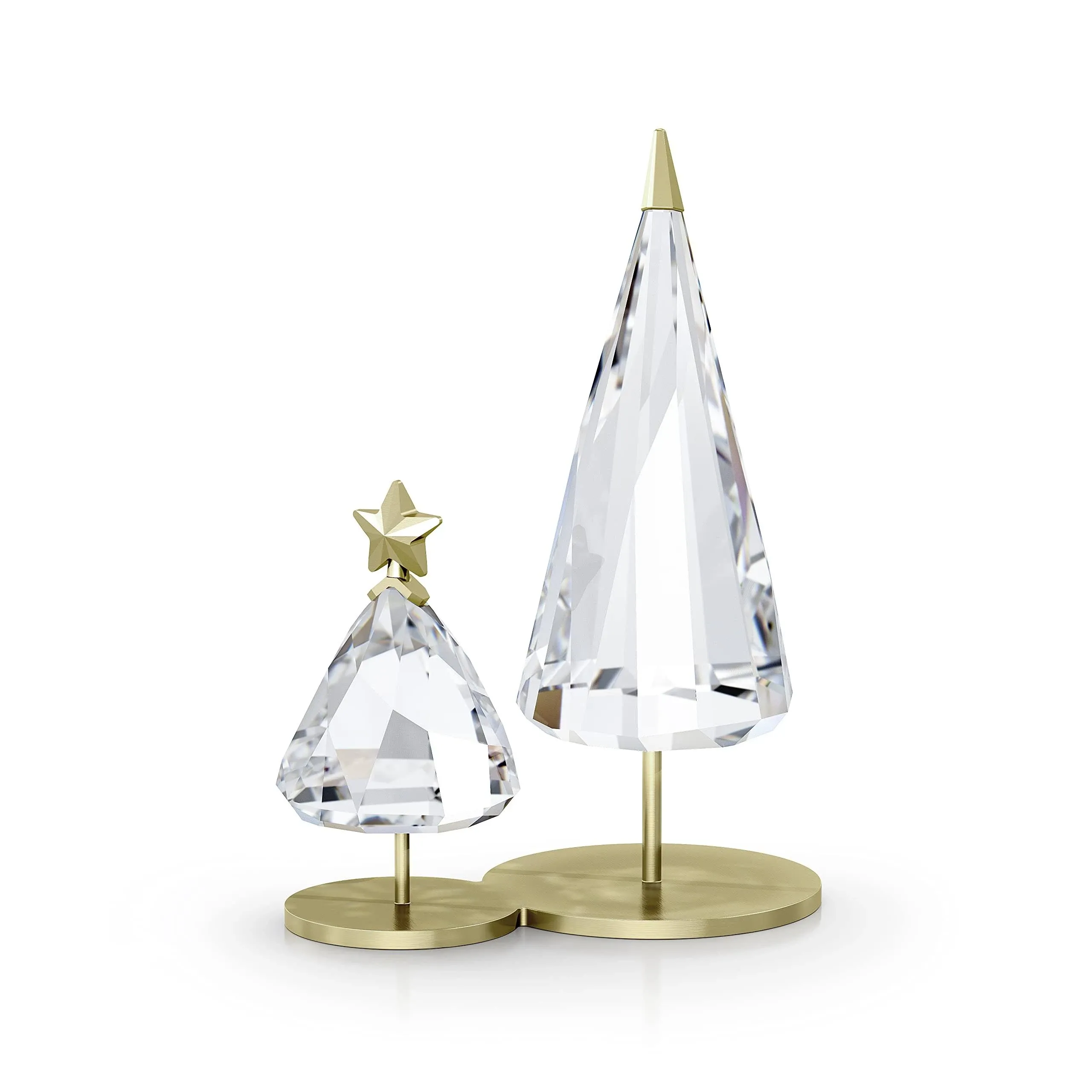 Swarovski  Holiday Magic Christmas tree duo Crystal Figure