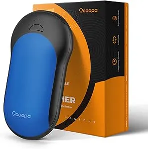 OCOOPA Rechargeable Hand Warmer 10000mAh,Portable Electric Hand Heater,Up to 15 Hours,USB Battery Operated Handwarmer for Camping,Hiking,Hunting,Golf,Warm Tech Gifts,Halo H01