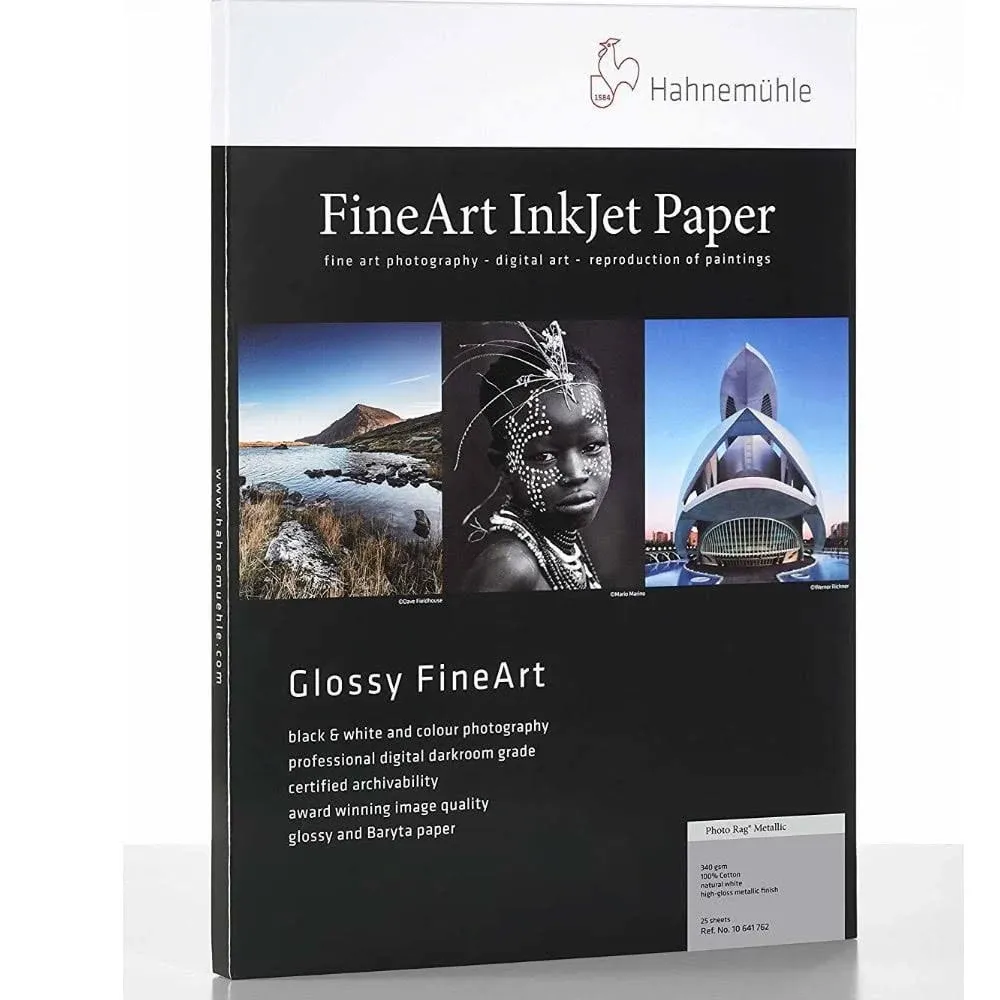 Hahnemühle Photo Rag Metallic Paper (11 x 17 in, 25 Sheets)