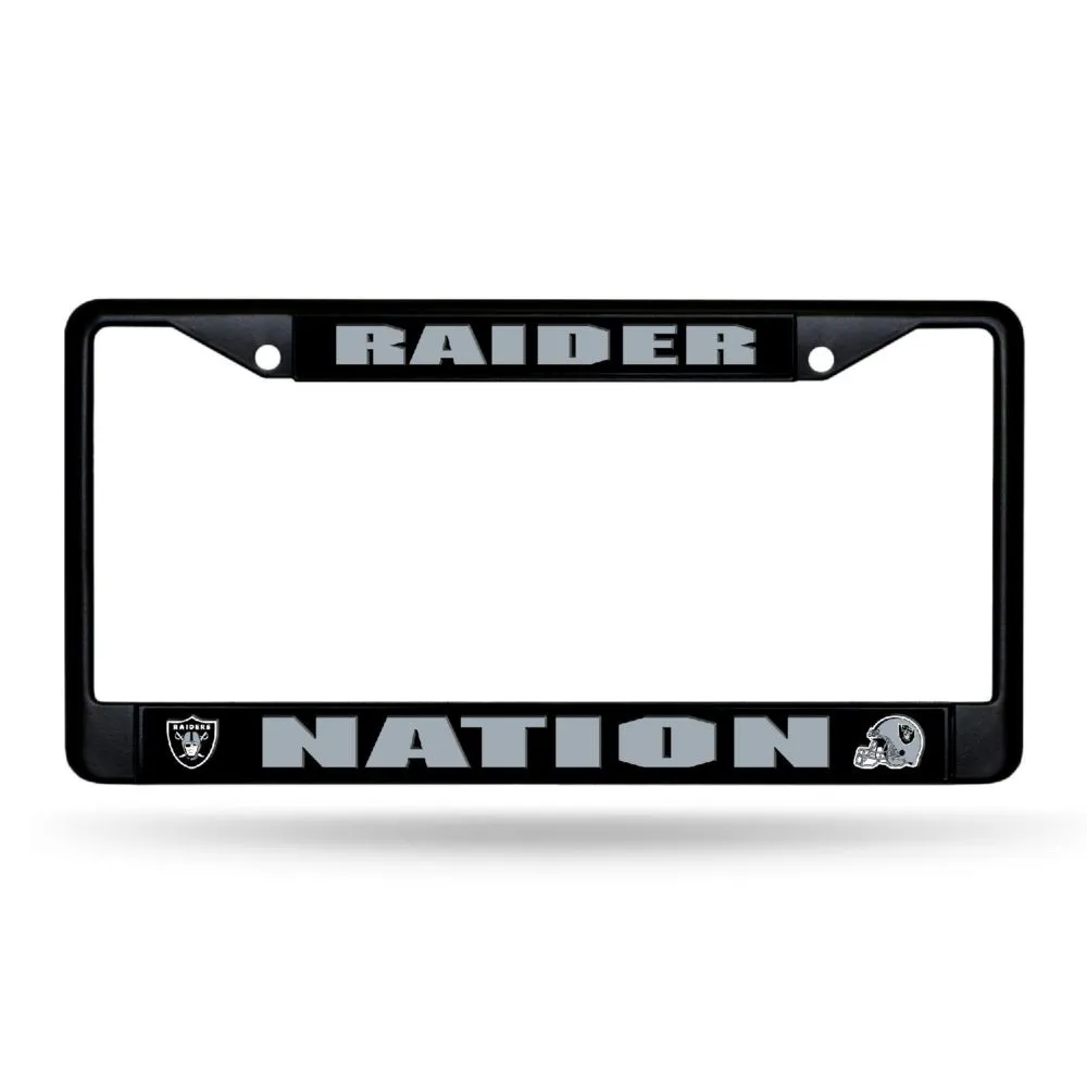 Rico Industries NFL Football Cincinnati Bengals Two-Tone 12 x 6 Chrome All Over Automotive License Plate Frame for Car/Truck/SUV