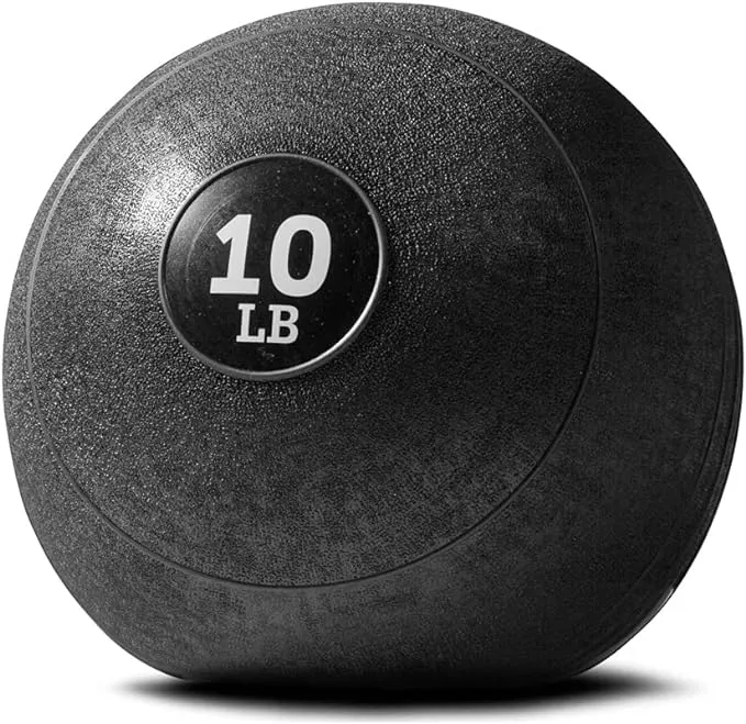 Titan Fitness Rubber Slam Ball 10 lb. Spike Exercise Equipment