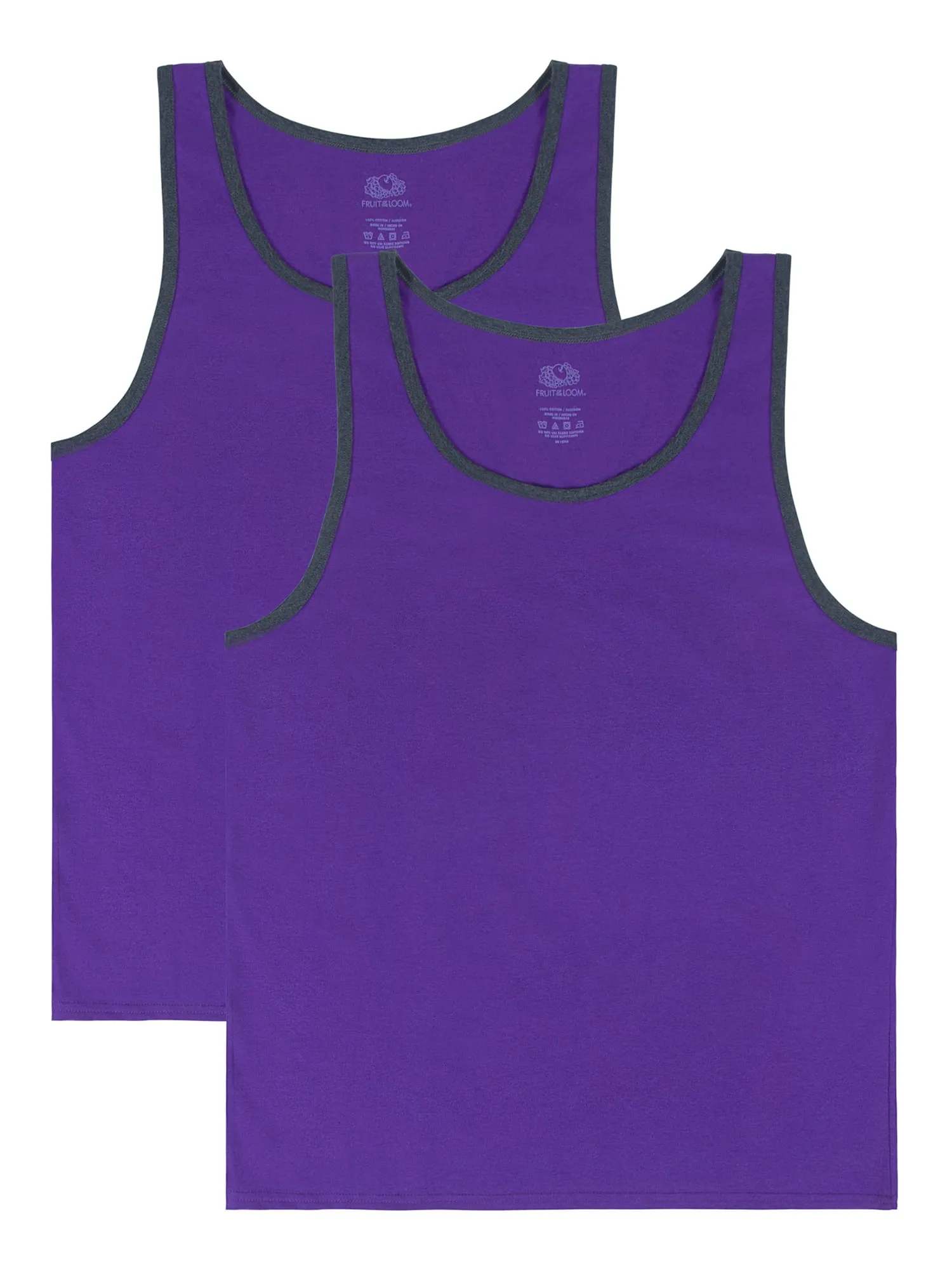 Fruit of the Loom Men's EverSoft Tank Tops, 2 Pack, Sizes S-4XL