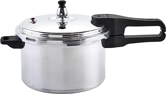 IMUSA 4.2 Quart Stovetop Aluminum Pressure Cooker with Safely Valve