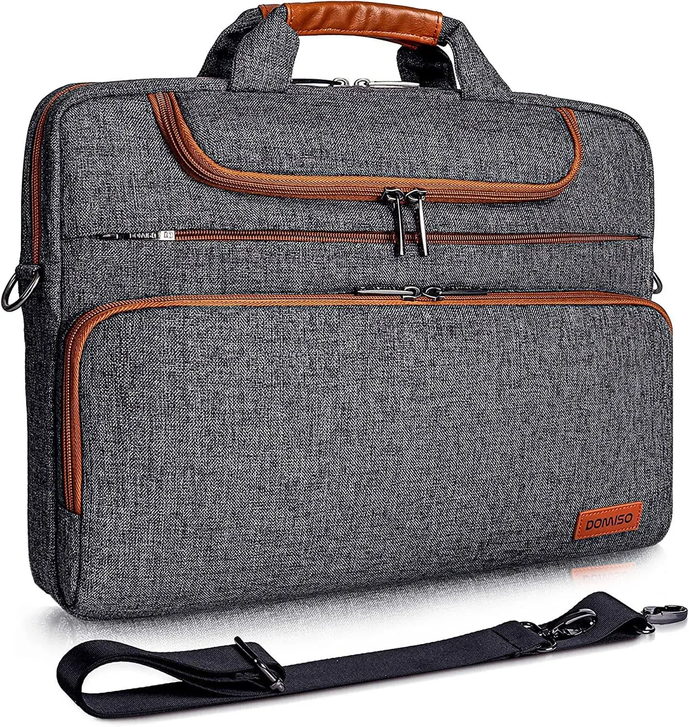 DOMISO 13.3 inch Multi-functional Laptop Sleeve Business Briefcase Waterproof ...