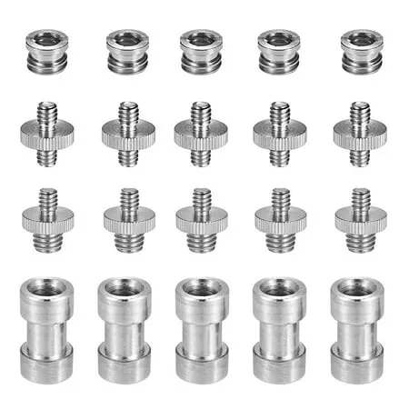 24 Pcs Camera Screw Adapter 1/4 to 1/4 and 1/4 to 3/8 Tripod Mount Converter Set