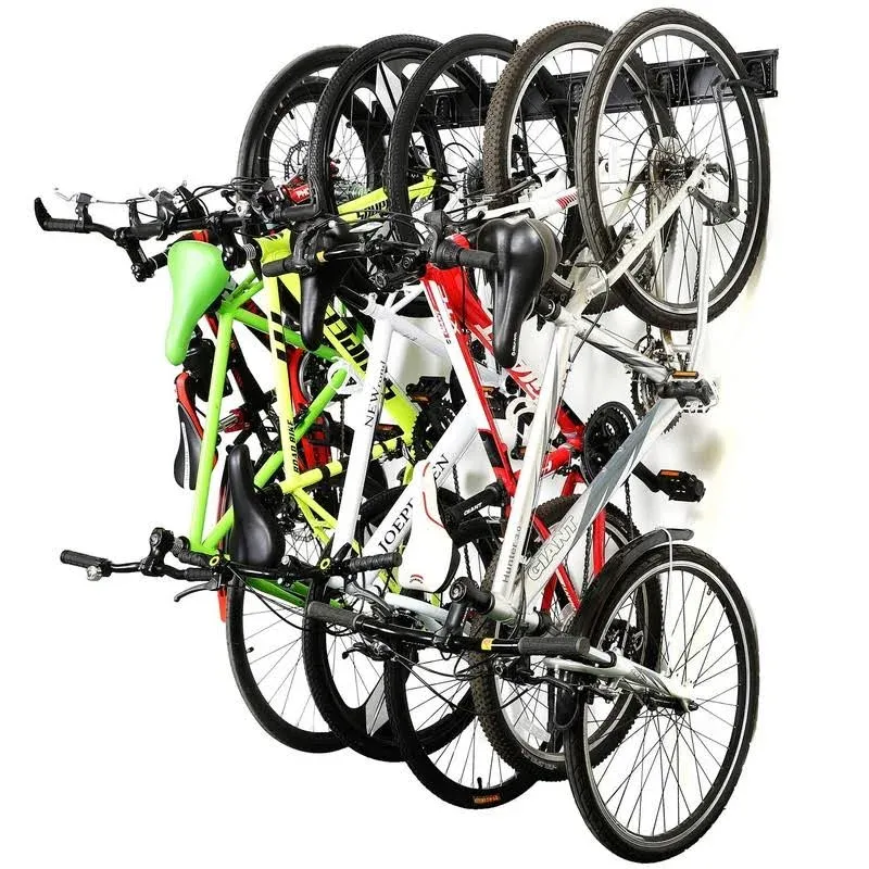 Ultrawall Bike Storage Rack,6 Bike Storage Hanger Wall Mount for Home & Garage ...