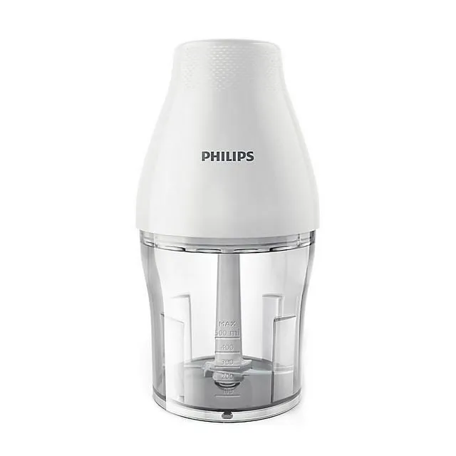 Philips Kitchen Appliances MultiChopper with Chop Drop Technology, Black, HR2505/26, 1.1L