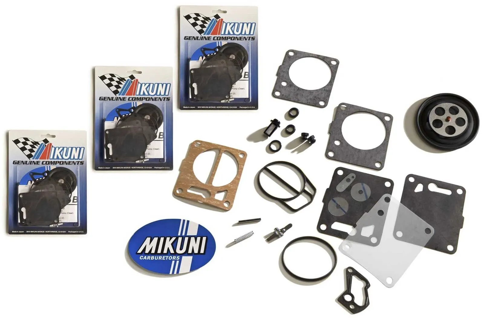 Genuine Mikuni Triple Carb Carburetor Rebuild Kit Yamaha GP GPR XL XLT 1200