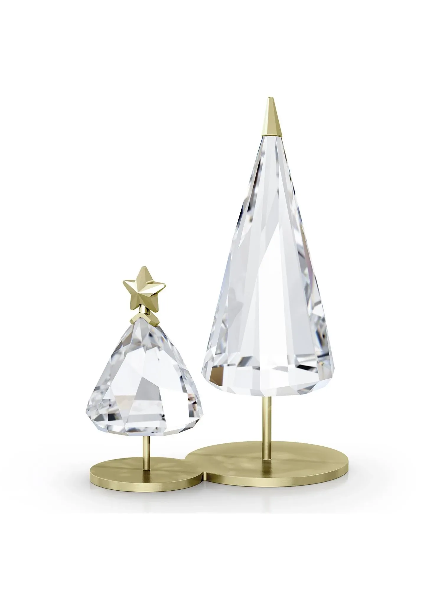 Swarovski Holiday Magic Christmas Tree Duo Figurine