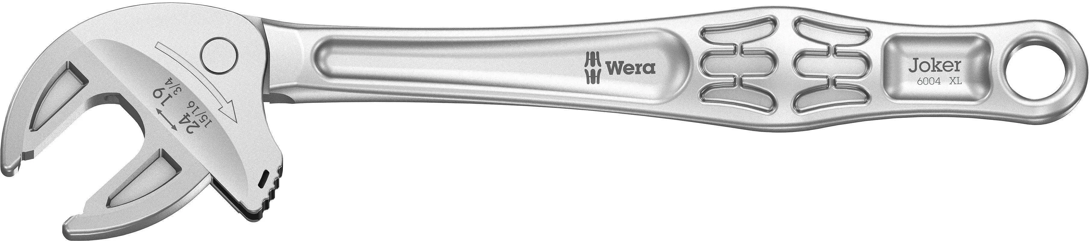 Wera 05020104001 6004 Joker XL self-Setting Spanner, 19-24 x 3/4-15/16" x 256 mm