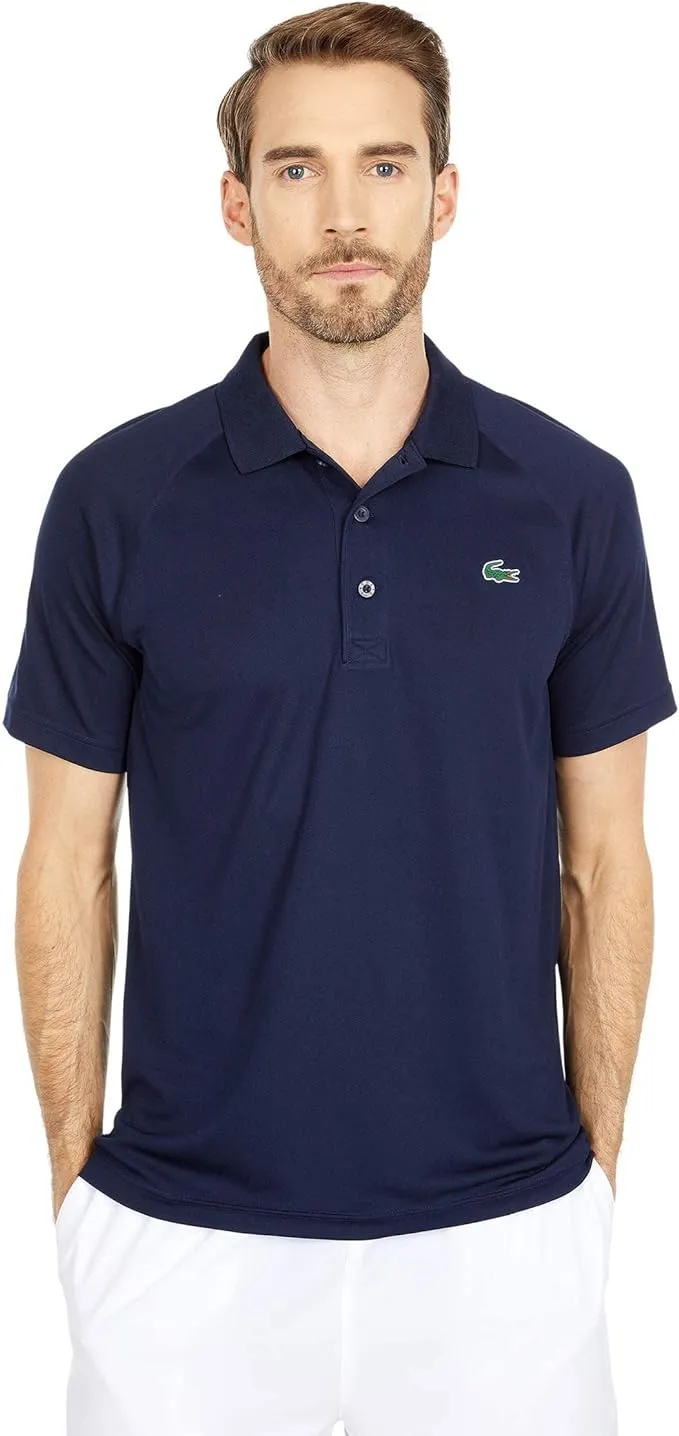 Lacoste Men's Ultra Dry Raglan Sleeve Polo Sport Short