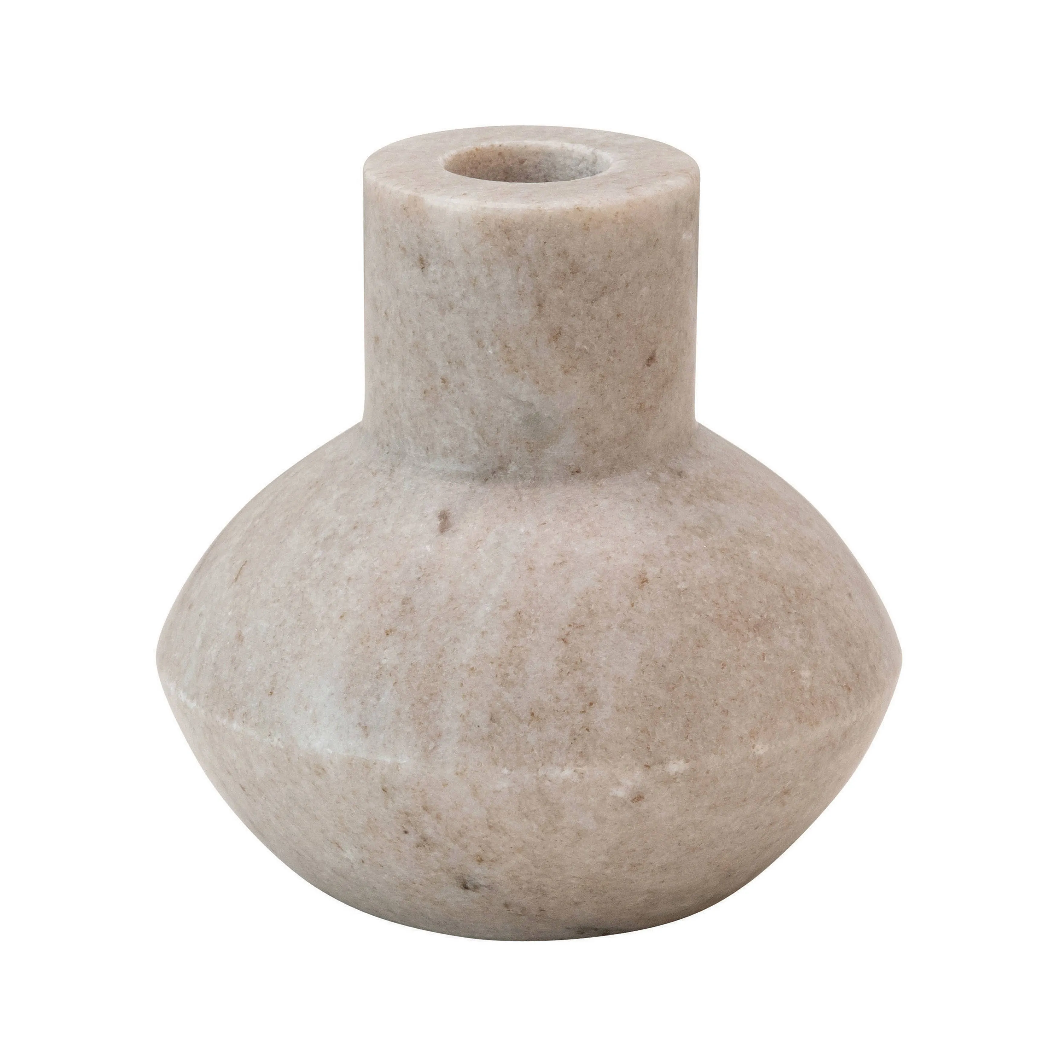 Bloomingville Marble Taper Holder, Beige