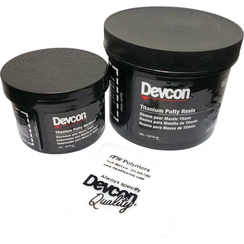 Devcon 10760 Titanium Putty (1 lb.)