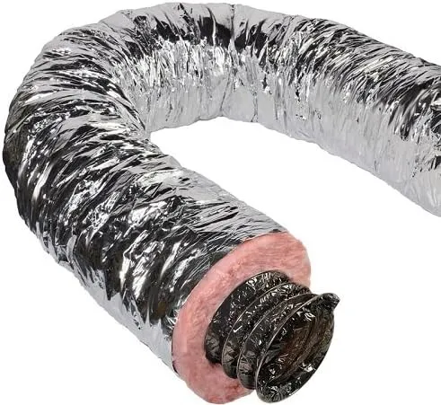 LL BUILDING PRODUCTS F6IFD10X300 Duct Pipe, 10" x 25', Silver