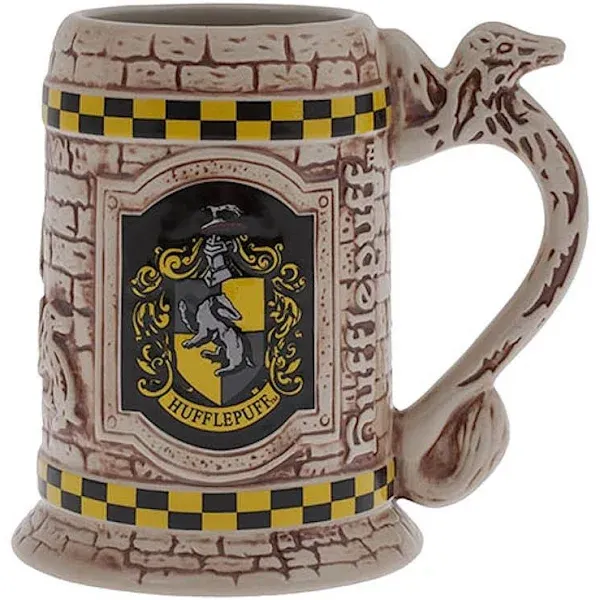 Universal Studios The Wizarding World Harry Potter Hufflepuff Stein Coffe Mug New