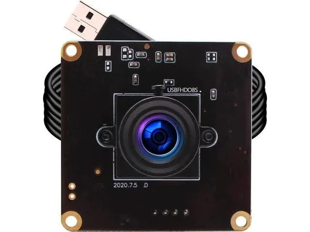 ELP 2MP High Speed USB Camera Module for Computer 1080P Mini UVC USB2.0 Webcam Board CMOS OV4689 Video CCTV Industrial PC Camera for Laptop High Frame 260fps 120fps 60fps Lightburn Camera