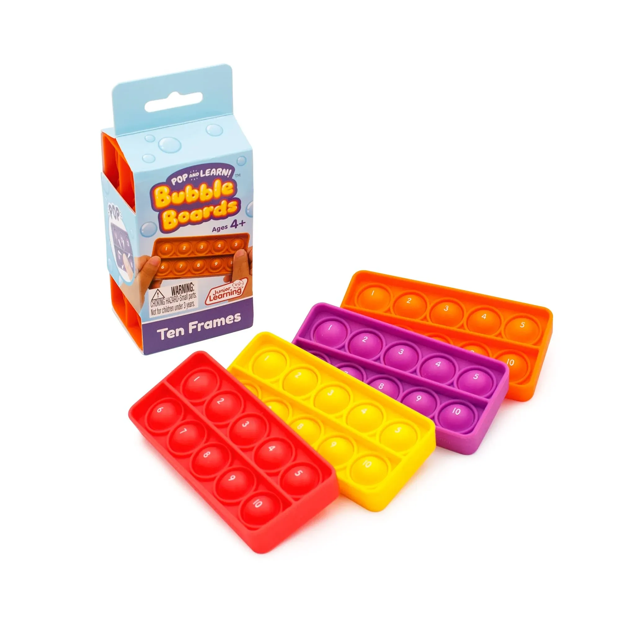 Junior Learning Ten Frames Bubble Boards (JL673) 4" x 2"