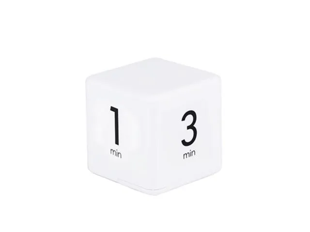 Cube Timer,Pretmess Gravity Flip Kitchen Timer for Time Management and Countdown Settings 1-3-5-10 Minutes