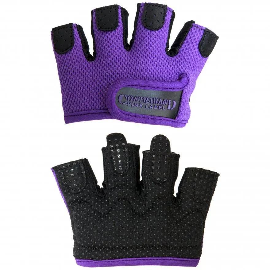 Contraband Pink Label 5537 Womens Micro Weight Lifting Gloves w/Grip-Lock ...