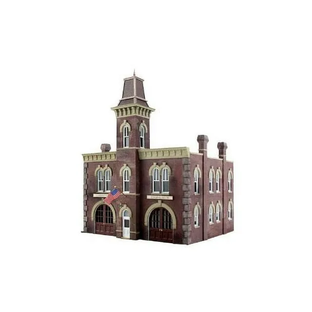 Woodland Scenics BR4934 N Scale Built Up Structure - Firehouse