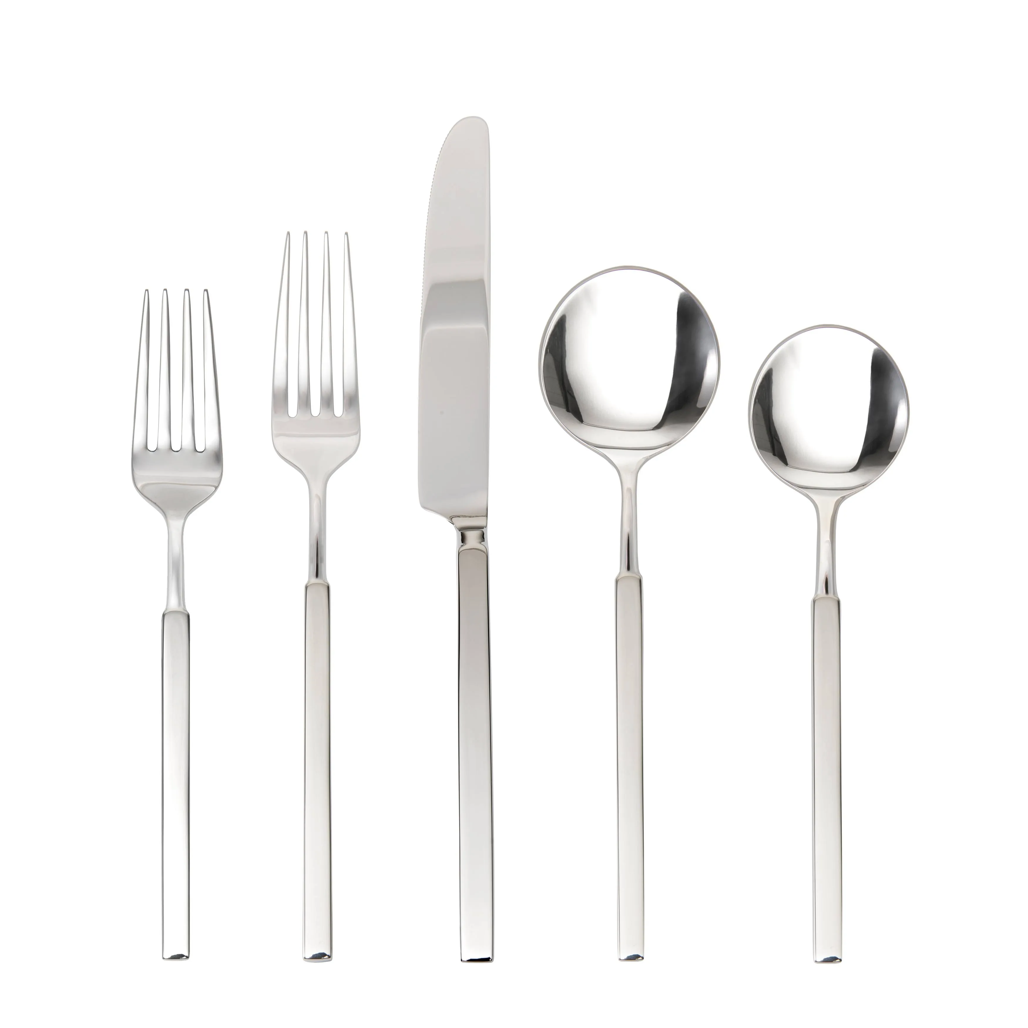 Fortessa Stainless Jaxson 20 Piece Silverware Place Setting