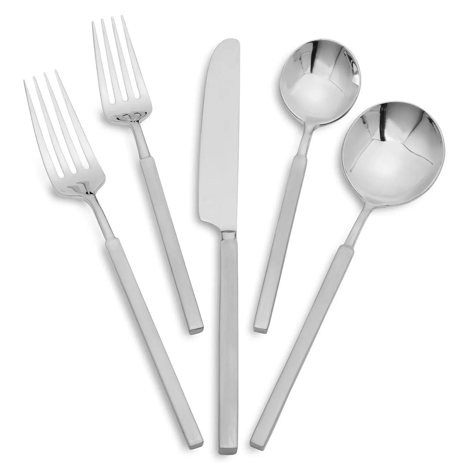 Fortessa Jaxson 20-Piece Stainless Steel Flatware Set