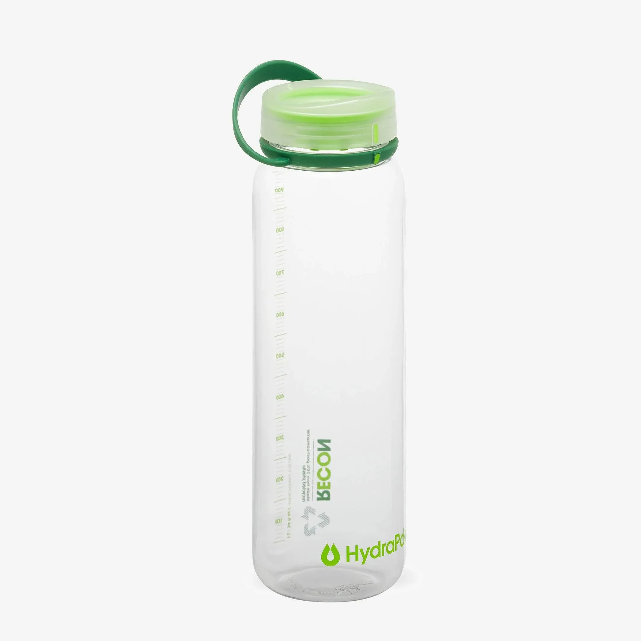 Hydrapak Recon Water Bottle, Evergreen/Lime, 1 Liter