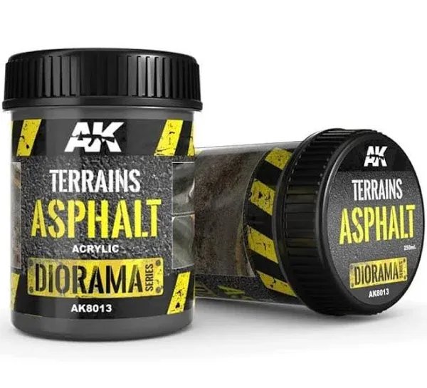 AK Interactive Terrain 250ml Asphalt 250ml