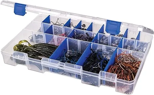 Flambeau Outdoors 4004 Tuff Tainer - 20 Compartments - Half Bulk Includes 12 short and 3 long Zerust dividers