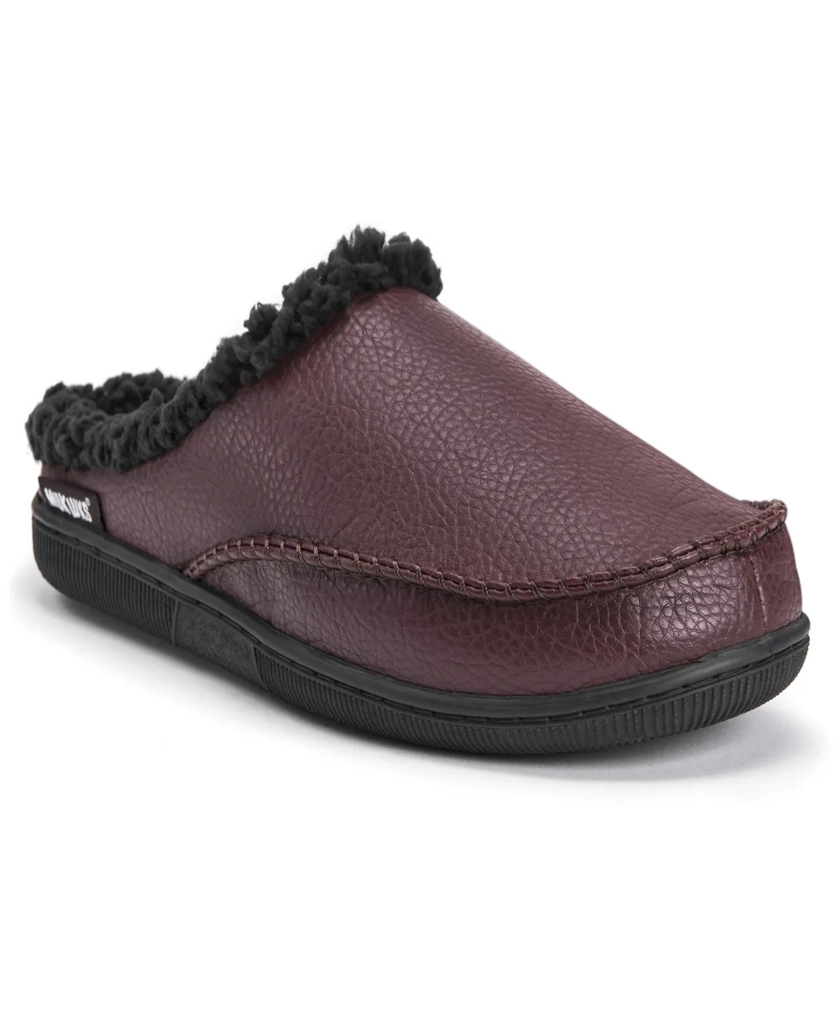 MUK LUKS Men's Faux Leather Clog Slipper