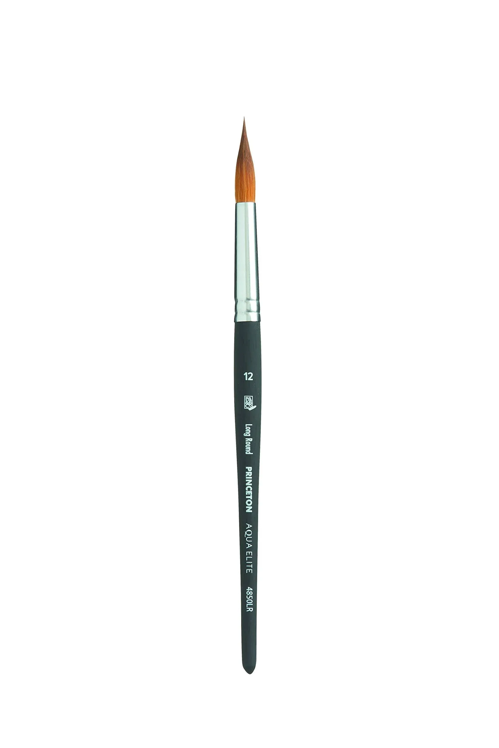 Princeton Aqua Elite Synthetic Kolinsky Watercolor Brush Long Round 12