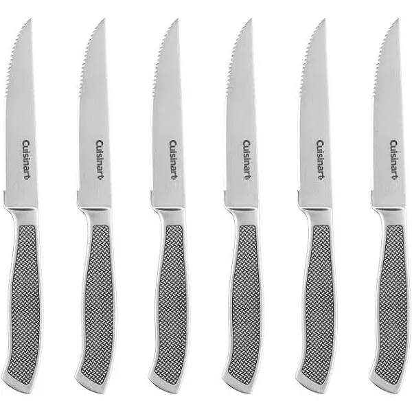 Cuisinart 6- Piece Graphix Collection Steak Knives, Stainless Steel