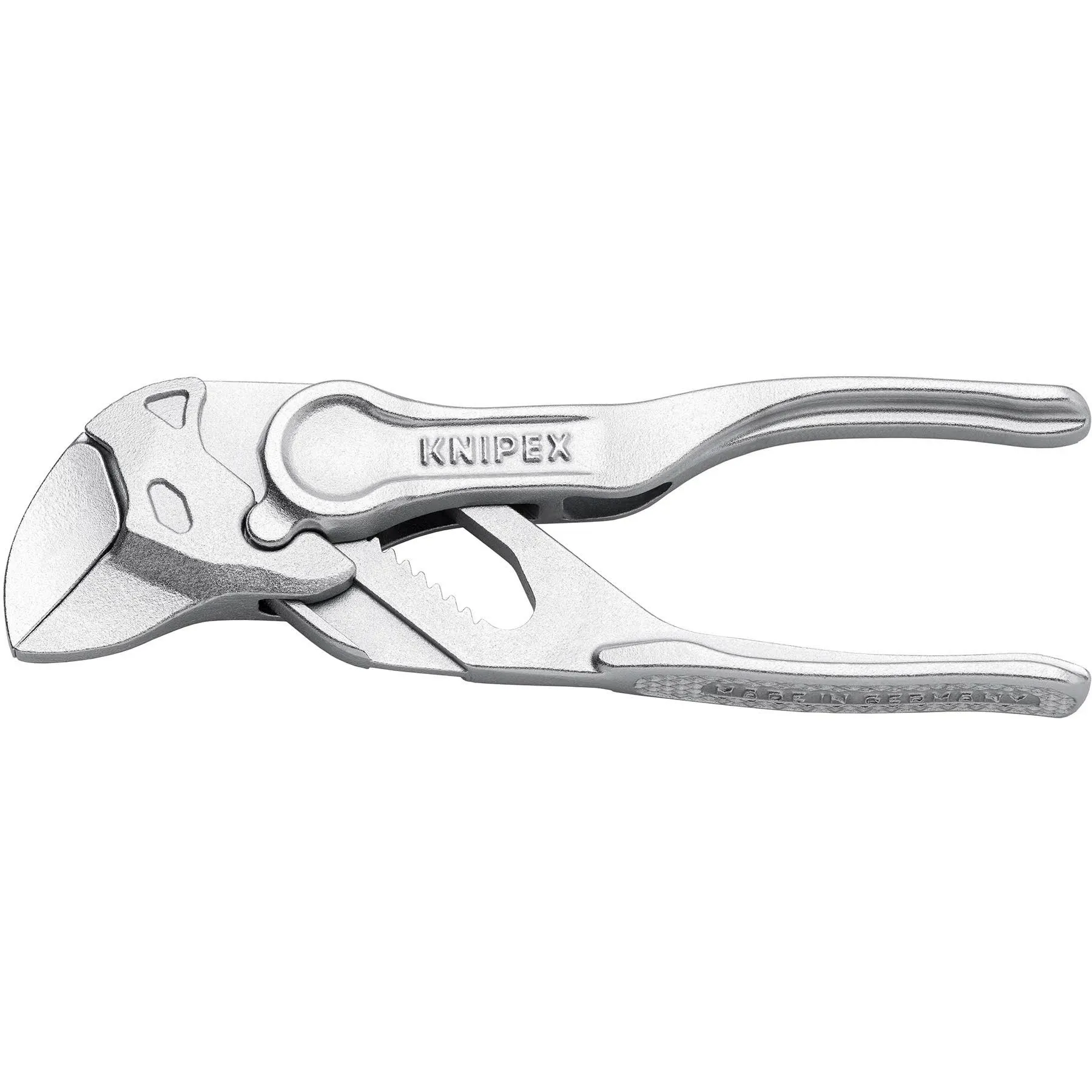 Pliers Wrench XS, 4", Bare Handles, Embossed, Bulk