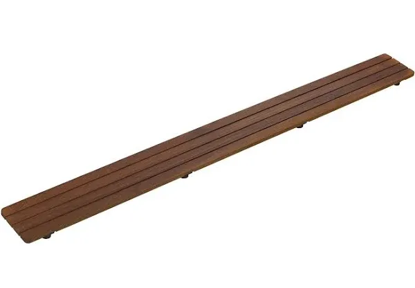 KOHLER K-9337-NA Groove Teak Drain Cover 60 In. Receptor