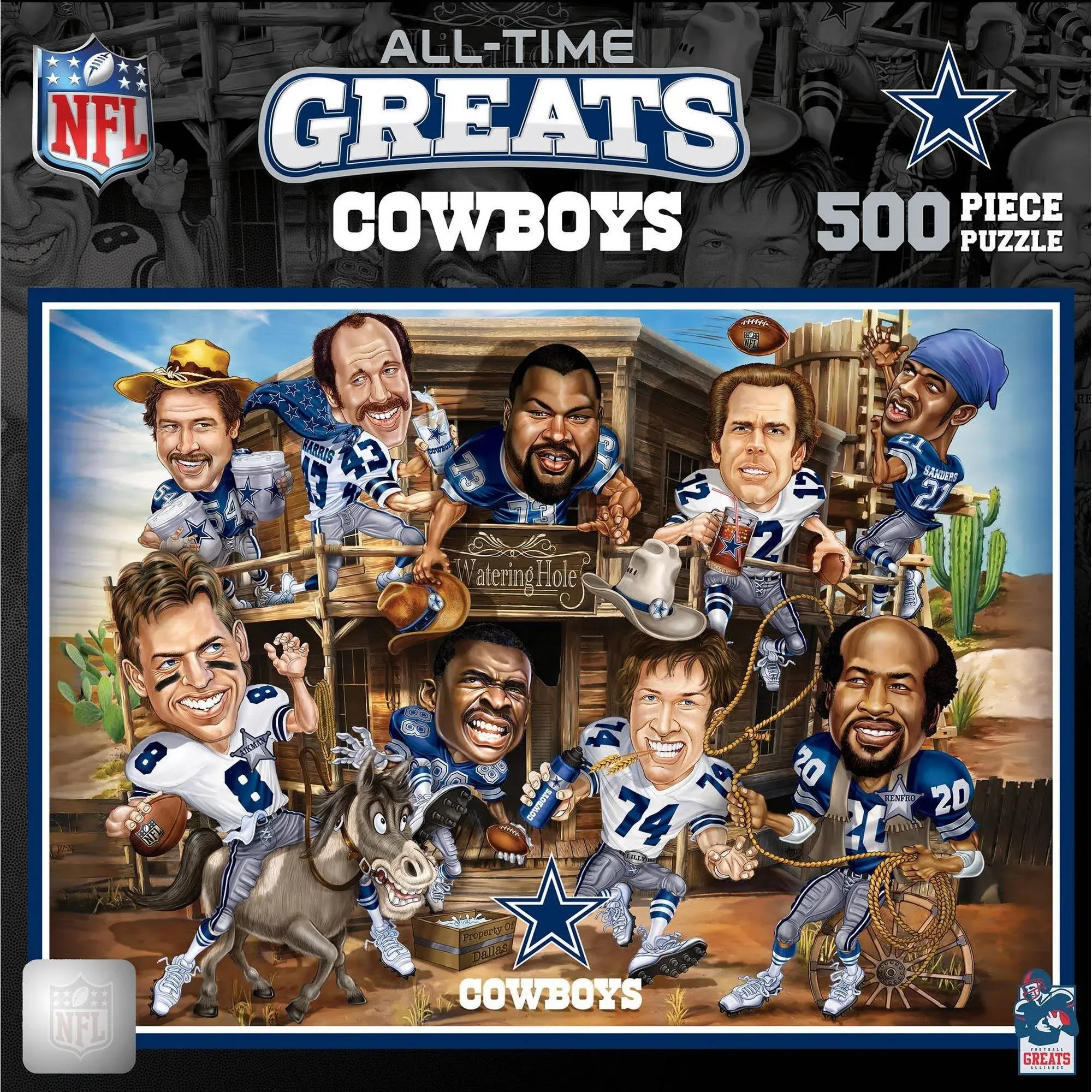 Dallas Cowboys - All Time Greats 500 Piece Puzzle